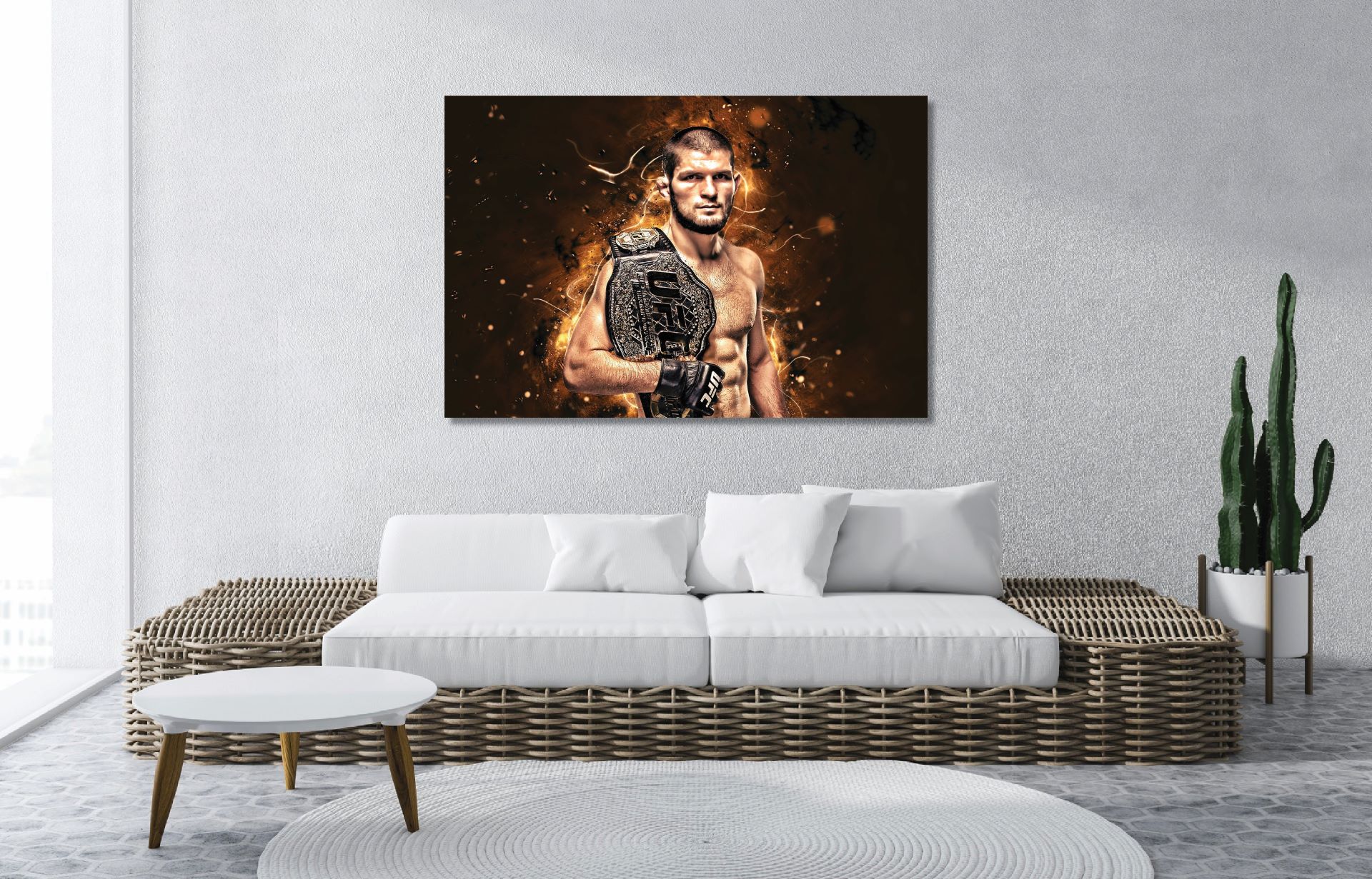 Khabib Nurmagomedov The Eagle - Muur